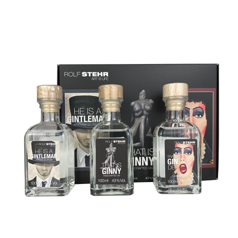 RS Art is life - The art of Gin - The GINder Collection Limited Edition 3x100ml